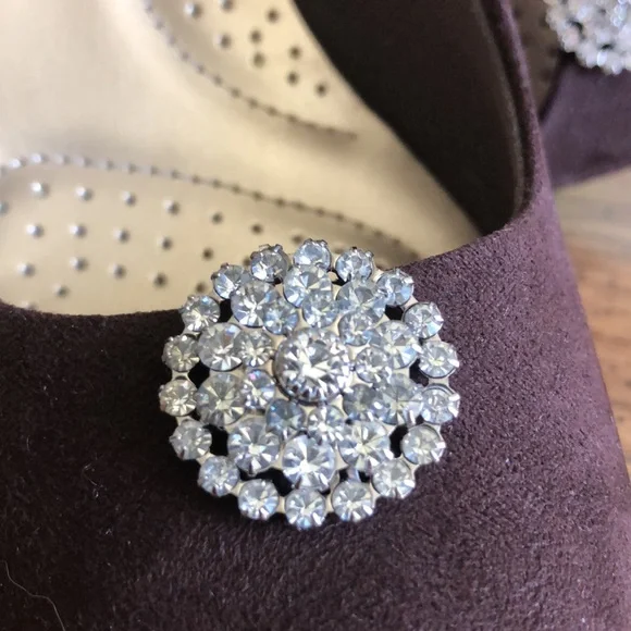 Vintage Shoe Clip-On Sparkling Jewelry - Picture 6 of 9